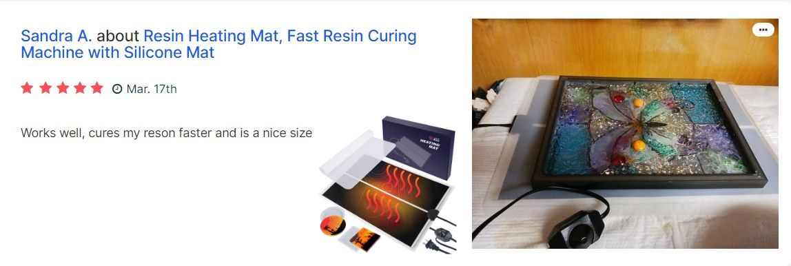 Resin Heating Mat, Resin Curing Machine with Silicone Mat